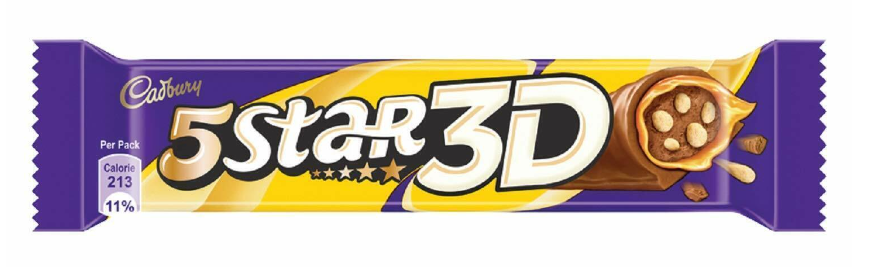 Cadbury - 5 Star 3D Bar - 42g (UK)