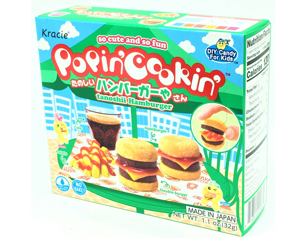 Kracie Popin' Cookin' - Happy Kitchen Hamburger DIY Kit (Japan)