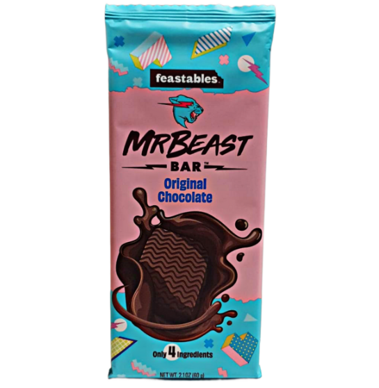 Feastables - Mr. Beast Bar - Original Chocolate Bar - 60g (Trending)