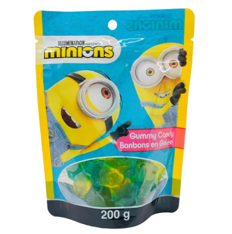 Minions Gummies Bag - Theatre Bag - 200g  (Halal)