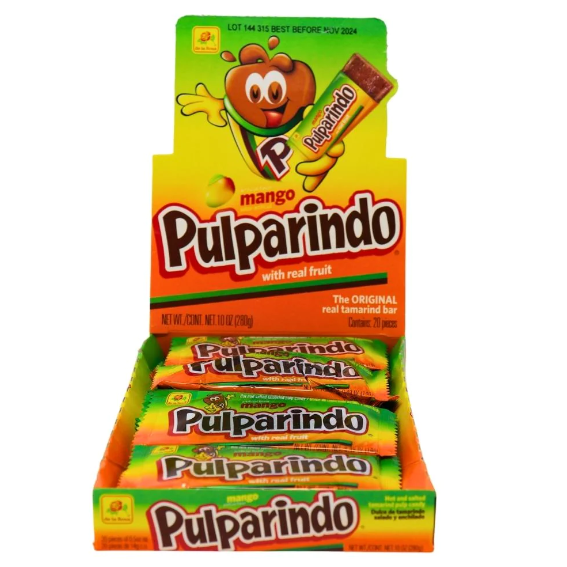 Pulparindo - Tamarind Candy - Mango - 1pc (Mexico)