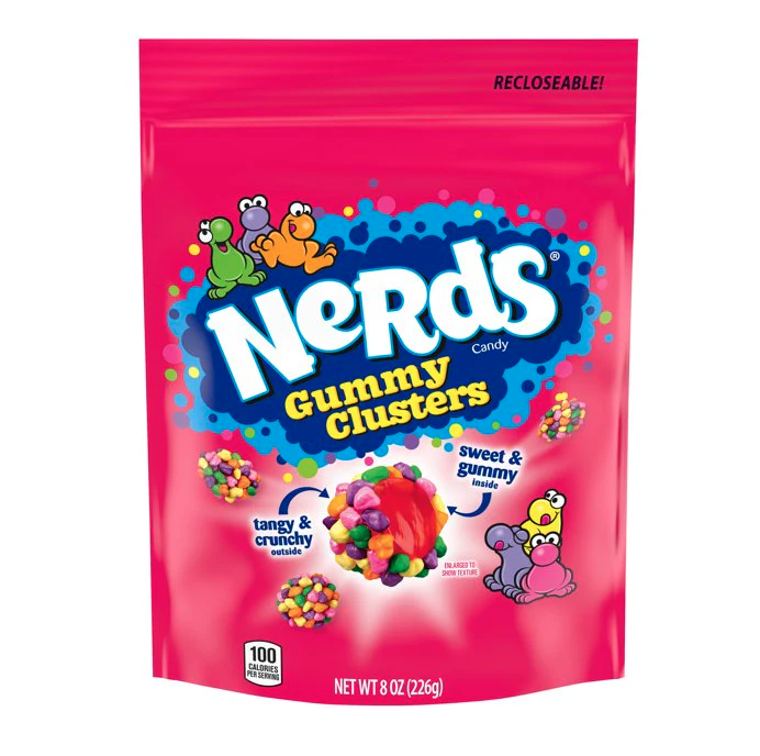Nerds - Gummy Clusters Original - Stand Up Bag - 226g