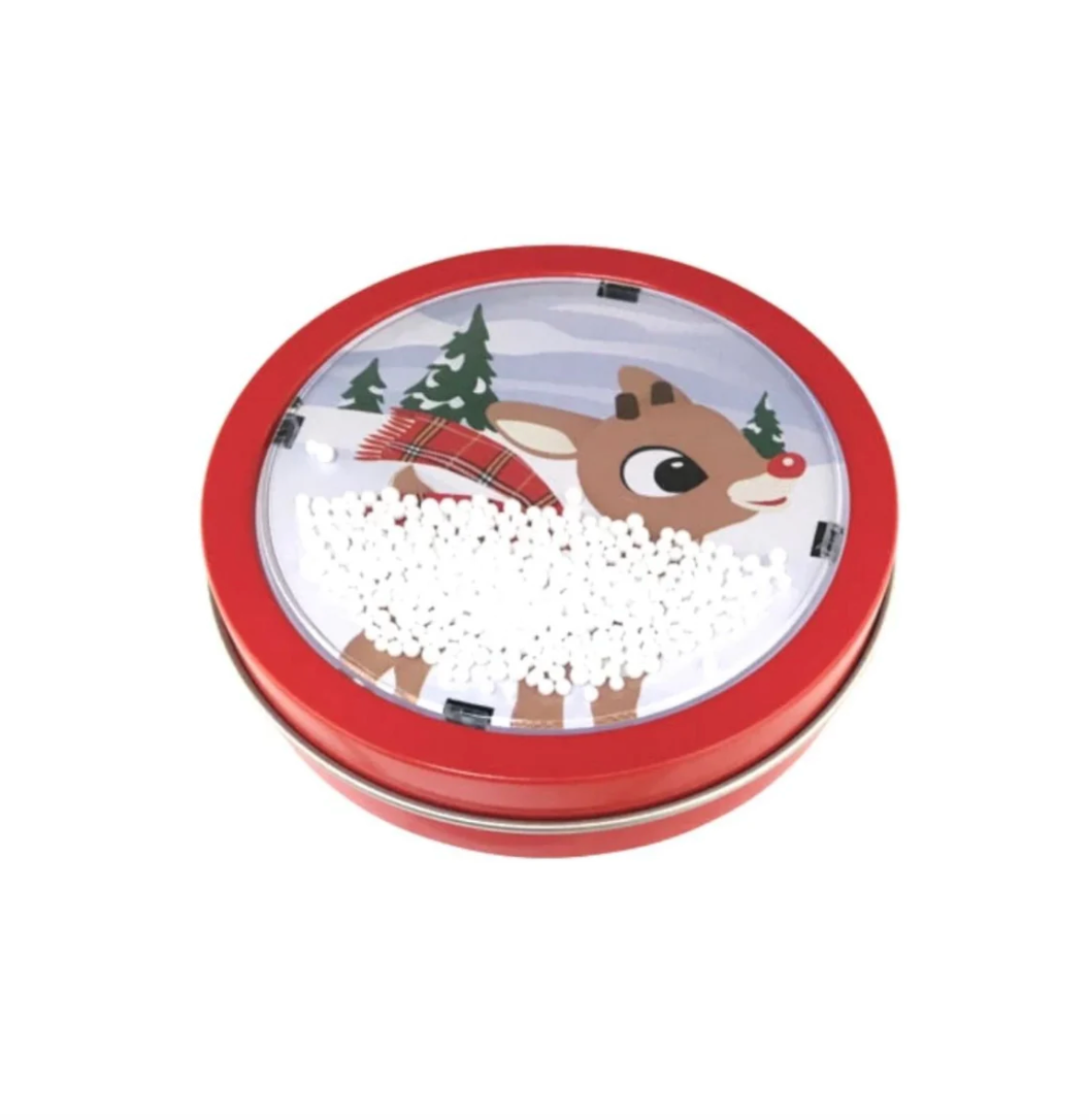 Boston America - Rudolph - Christmas Snow Globe Tin
