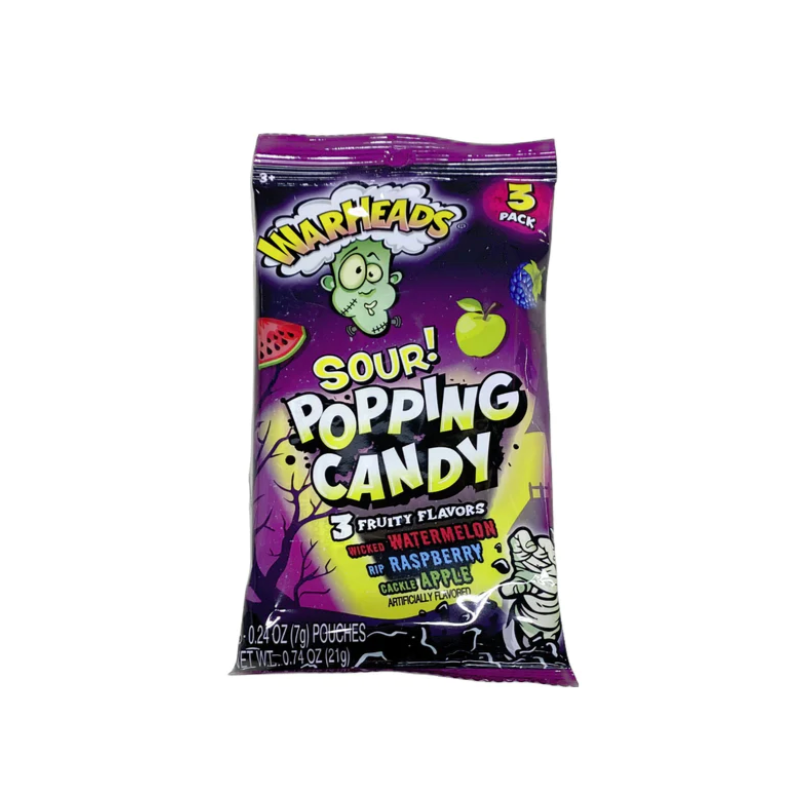 Warheads - Sour Popping Candy - 7g (Halloween)