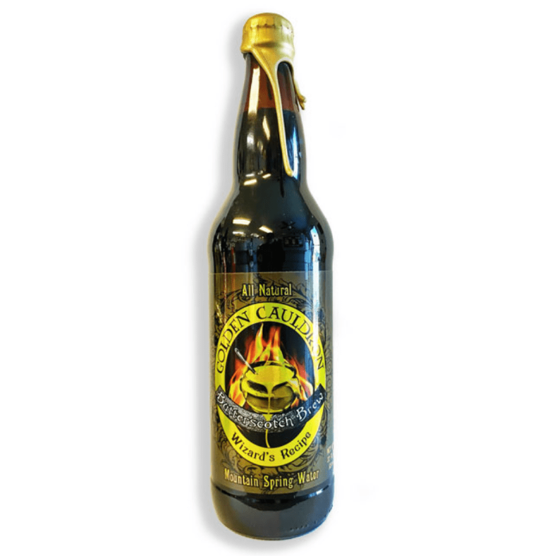 Golden Cauldron - Butterscotch Brew - Wizard Recipe - Mountain Spring Water - 651ml