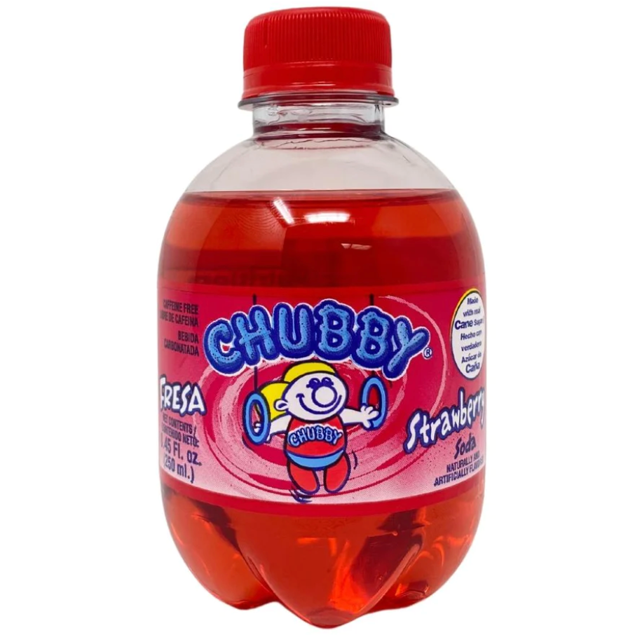 Chubby - Strawberry -  Soda Pop - 250ml