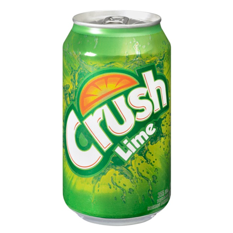 Crush - Lime - Soda Pop - 355ml