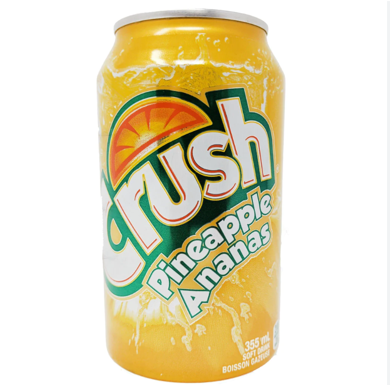 Crush - Pineapple - Soda Pop - 355ml