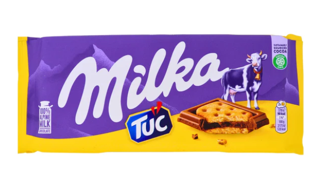 Milka - TUC Cracker & Chocolate Bar - 87g