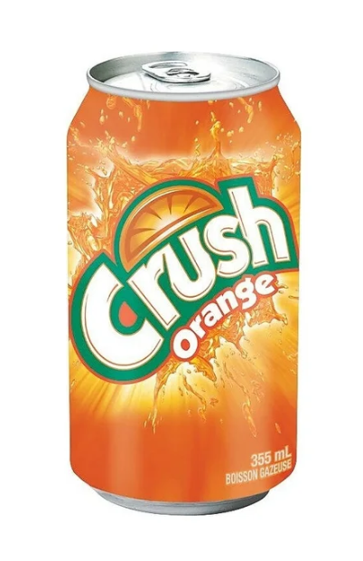 Crush - Orange - Soda Pop - 355ml