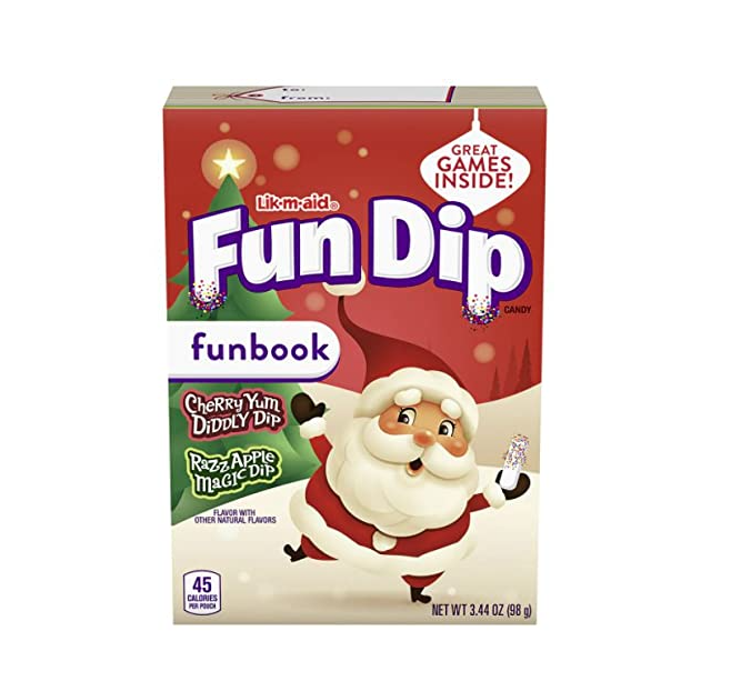 Wonka - Lik-M-Aid - Fun Dip - Funbook - 98g (Christmas)