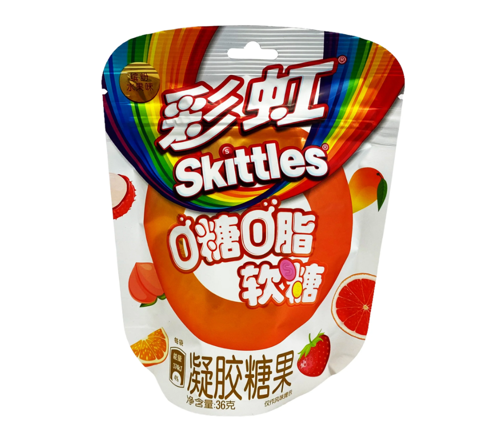 Skittles - Zero Sugar Gummies - Fruit - 36g (China)