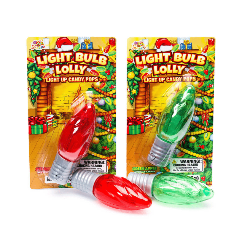 Albert's - Light up - Lightbulb Lolly - 12g