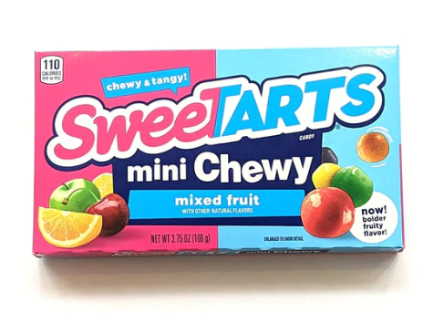 Sweetarts - Mini Chewy Mixed Fruits - Theatre Box - 106g