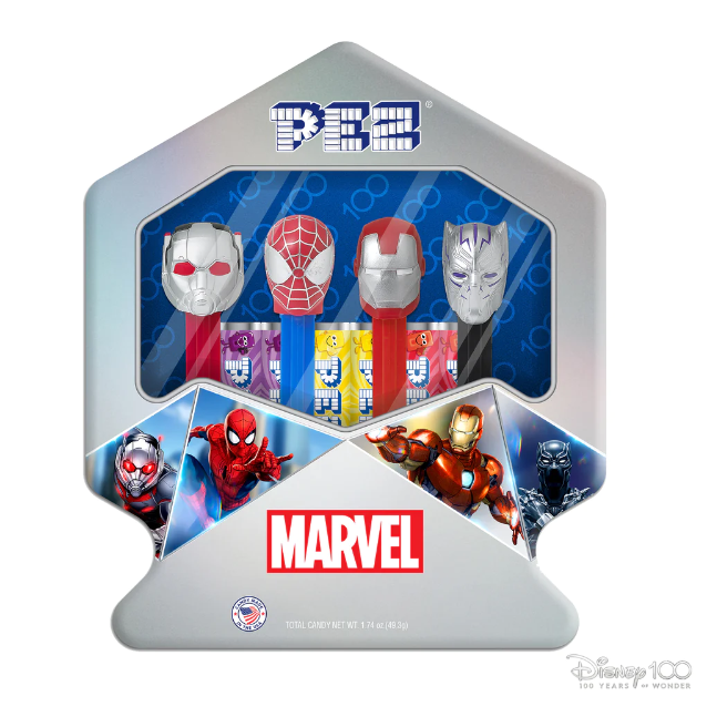 PEZ - Disney 100 Marvel - Gift Tin (Limited Edition)