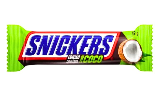 Snickers - Coco (Coconut) - Chocolate Bar - 42g (Brazil)