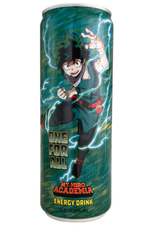 Boston America - Energy Drink - My Hero Academia Deku One For All - 355ml