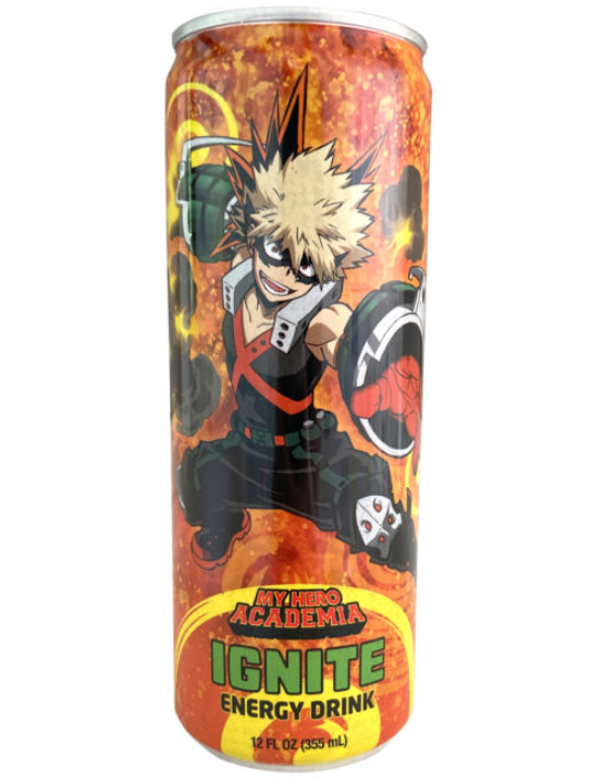 Boston America - Energy Drink - My Hero Academia Bakugo Ignite - 355ml