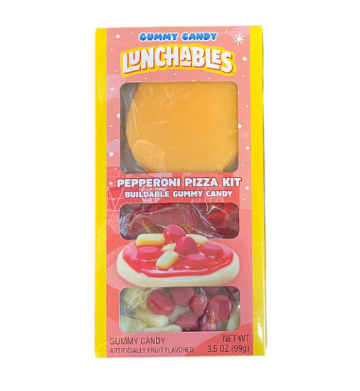 Frankford - Kraft Lunchables Gummy Candy Pepperoni Pizza Kit - 99g