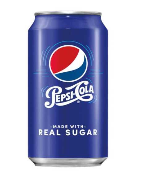 Pepsi - Made with Real Sugar - Soda Pop - 355ml
