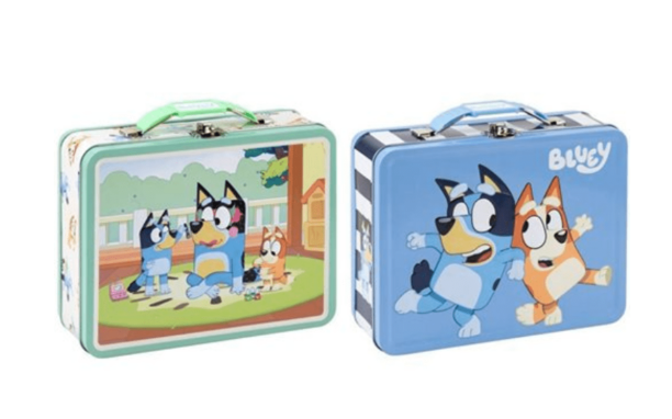 The Tin Box Company - Bluey - Large Carry All Tin with Handle - Lunch Box