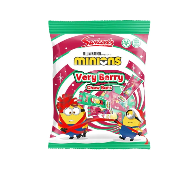 Swizzels - Minions - Very Berry Chew Bars Bag - 140g (UK)