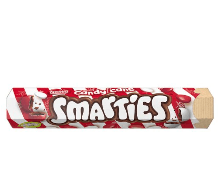 Smarties - Candy Cane Giant Tube - 120g (UK)