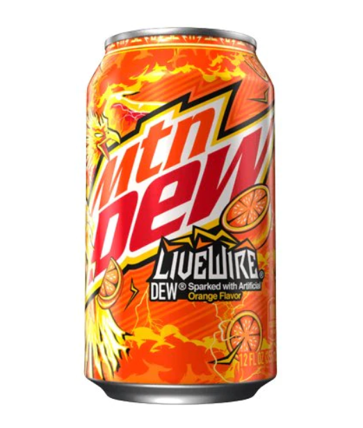 Mountain Dew - Livewire - Soda Pop - 355ml