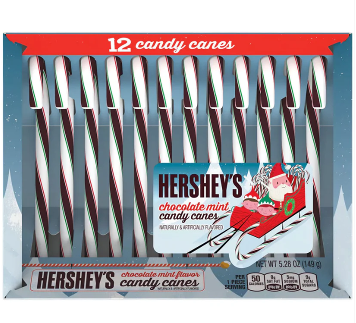 Hershey's - Chocolate Mint Candy Canes - 149g