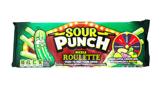 Sour Punch - Pickle Roulette King Size - 128g
