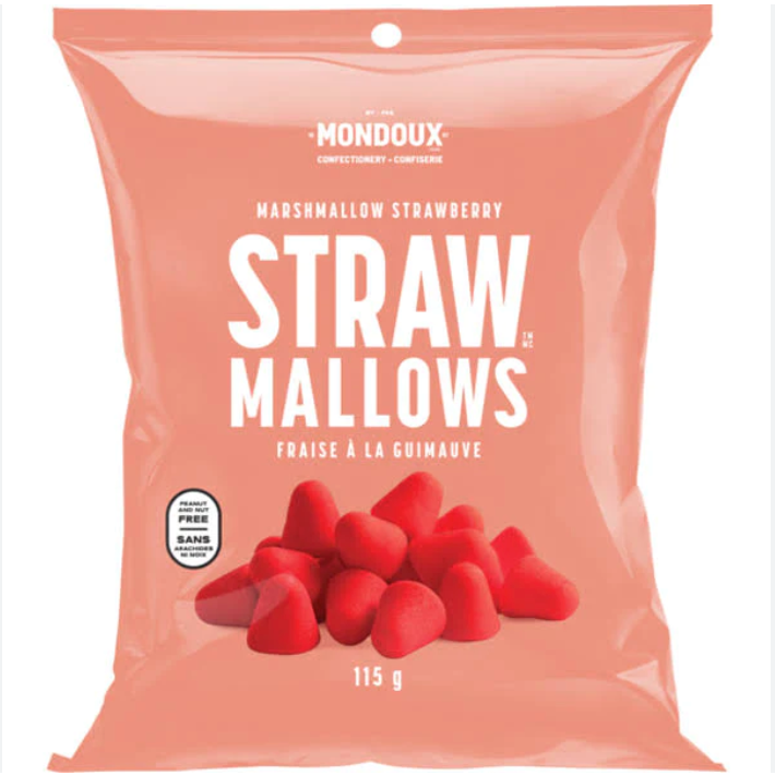 Mondoux - Marshmallow Strawberry - 115g