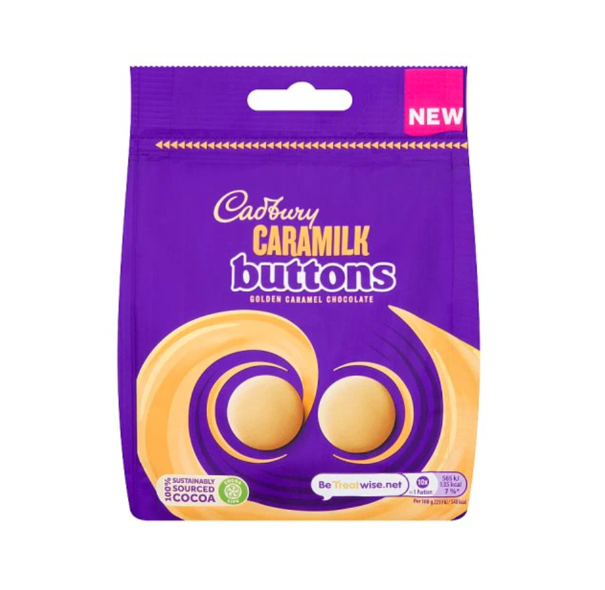 Cadbury - Caramilk Buttons - 90g (UK)