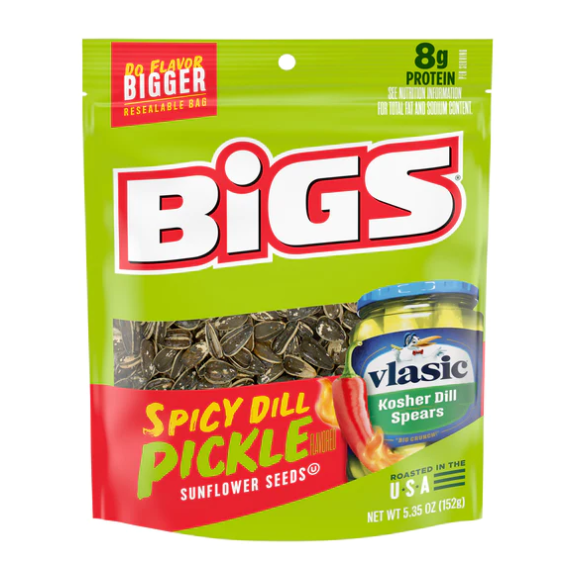 BIGS - Vlasic Spicy Dill Pickle - Sunflower Seeds - 140g