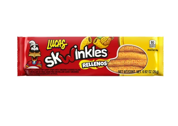 Lucas - Skwinkles Rellenos Pineapple - 26g (Mexico)