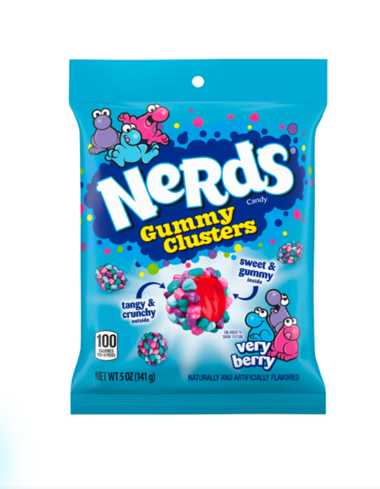 Nerds - Gummy Clusters Very Berry - Theatre Bag - 141g