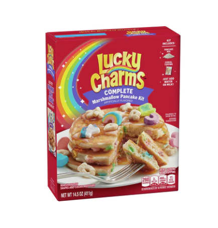 Betty Crocker - Lucky Charms Complete Marshmallow Pancake Mix - 411g