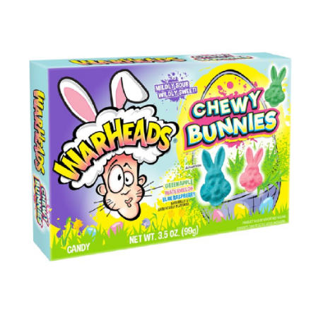 Warheads - Chewy Bunny - Theatre Box - 99g