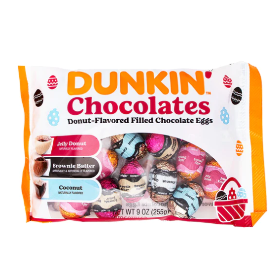 Dunkin' Donuts Assorted Chocolate Easter Eggs  - 255g
