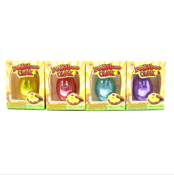 Albert's - Peekaboo Chick Belgium Milk Chocolate Egg - 30g