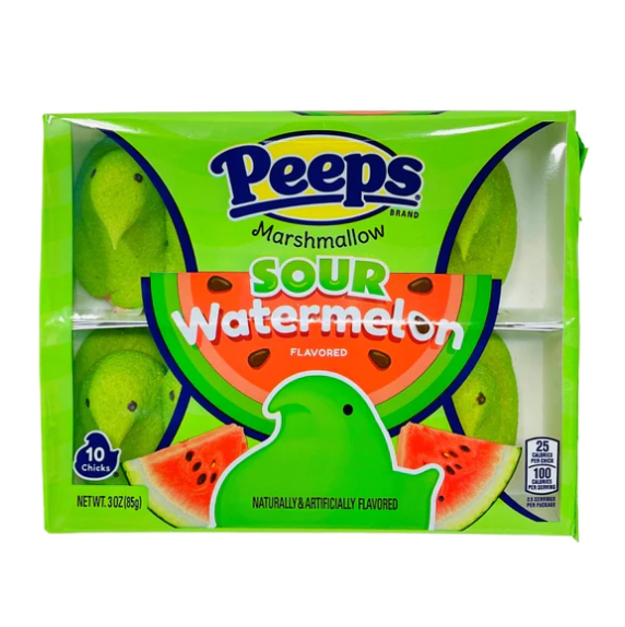 Peeps - Marshmallow Chicks - Sour Watermelon - 85g