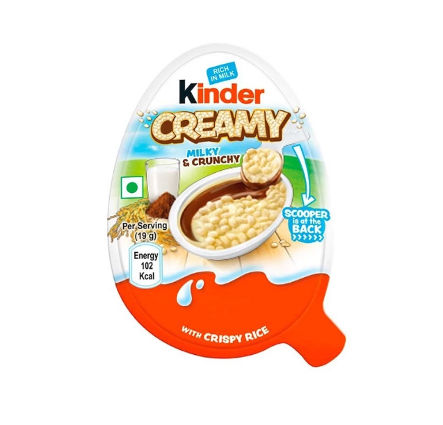 Kinder - Creamy Milky and Crunchy - 19g (Italy)