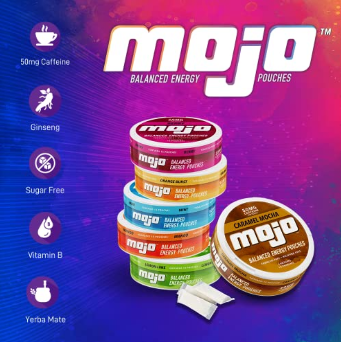 Mojo - Balanced Energy Pouches - 15pcs/Pack - 6.45g