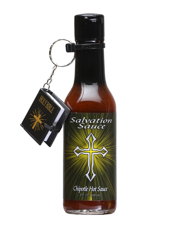 Hot Shots - Salvation - Hot Sauce - 5oz (With Bible)