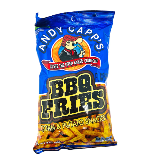 Andy Capp's - BBQ Fries - Corn & Potato Snacks - 85g