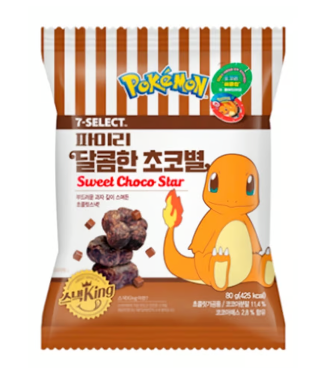 7-Select - Charmander's Sweet Choco Star - 80g (Korea)