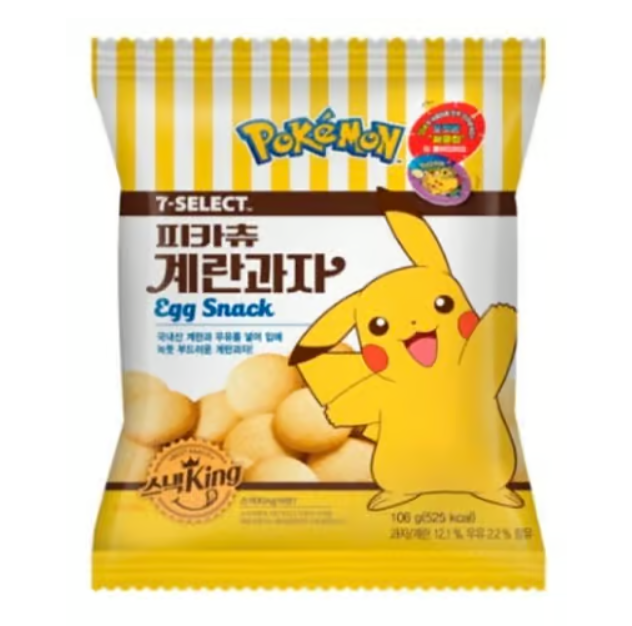 7-Select - Pikachu Egg Snack - 106g (Korea)