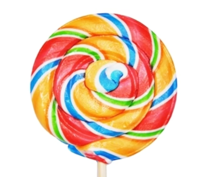 Lollipop - Sweet Whirls - Rainbow Sherbet - 65g