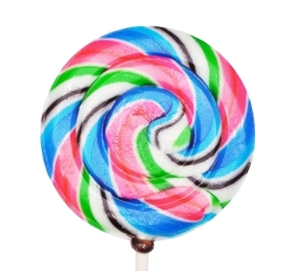 Lollipop - Sweet Whirls - Cream Soda - 65g