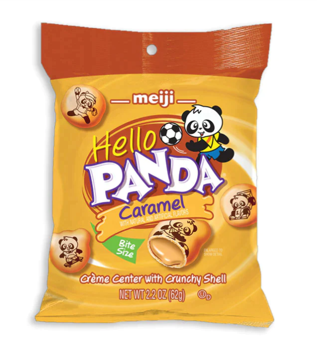 Meiji - Hello Panda - Caramel Cookies - 62g (Japan)