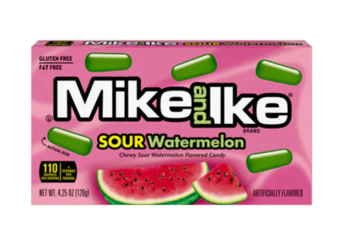 Mike & Ike - Sour Watermelon - Theatre Box - 120g